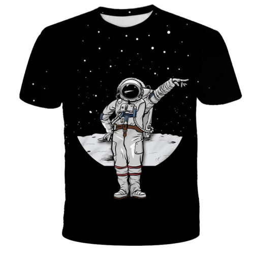 Digital Print Astronaut T-Shirt - Image 4