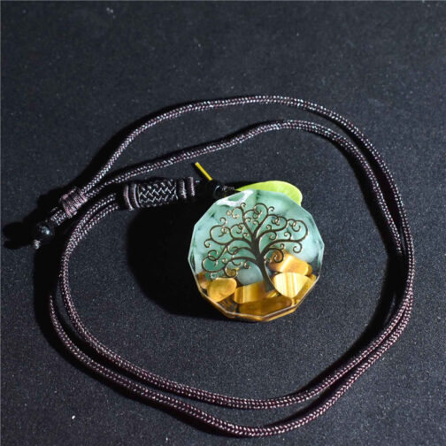 Orgone Energy Tree of Life Crystal Pendant - Image 2