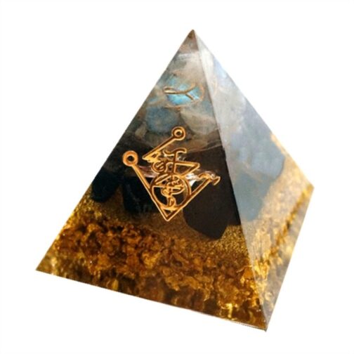 Strengthen Wealth Natural Crystal 4-5cm Energy Orgone Pyramid - Image 5