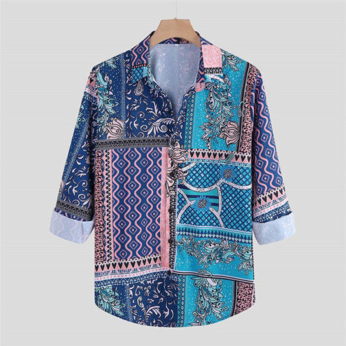 Printed Long Sleeve Shirt - Image 5