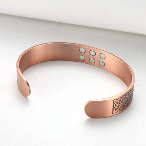 Retro Lucky Tree Energy Pure Copper Magnet Bracelet - Image 7