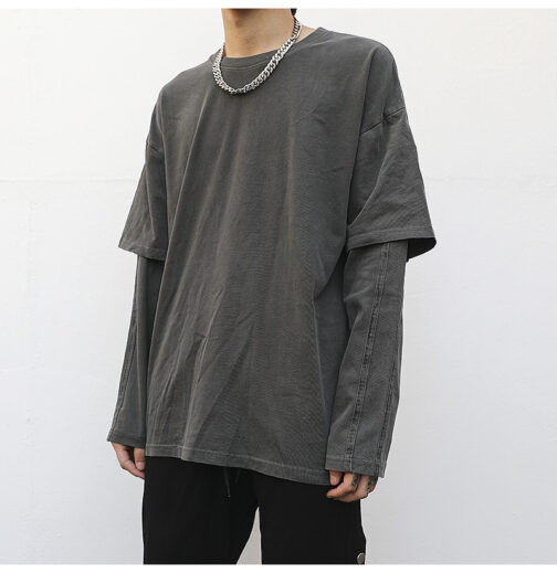 Layered Long Sleeve T-shirt - Image 6