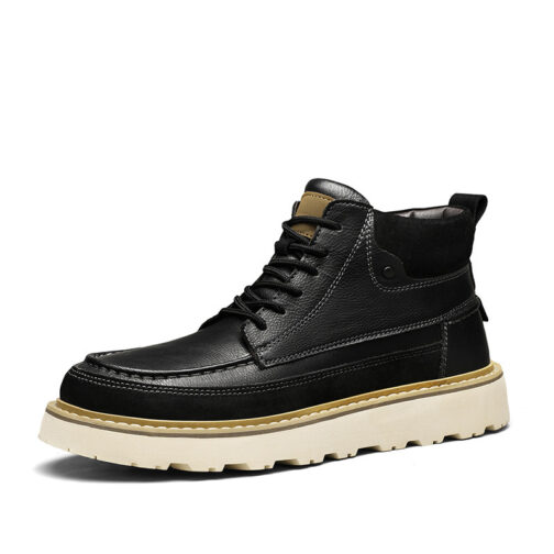 Retro Platform Men's Short Martin Boots - Image 6