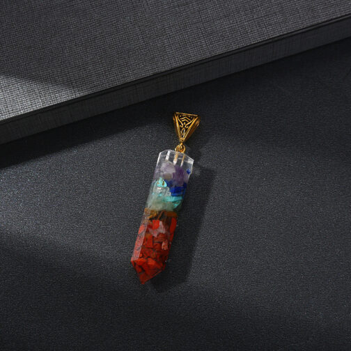 Retro Reiki Healing Energy Crystal Pendant - Image 9