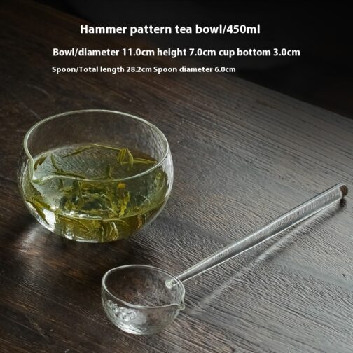 Glass Tea Brewing Bowl Special Tea Set Heat-resistant Tea Spoon - Image 3