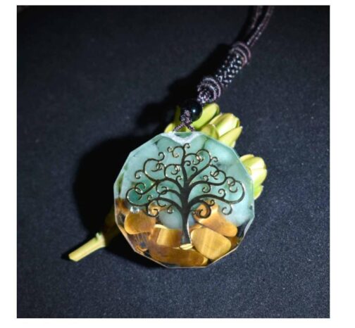 Orgone Energy Tree of Life Crystal Pendant