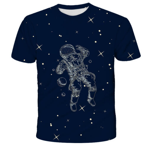 Digital Print Astronaut T-Shirt - Image 10