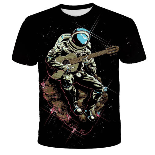 Digital Print Astronaut T-Shirt - Image 5