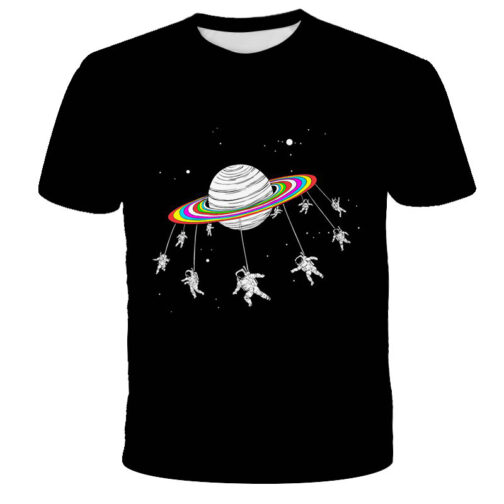 Digital Print Astronaut T-Shirt - Image 6