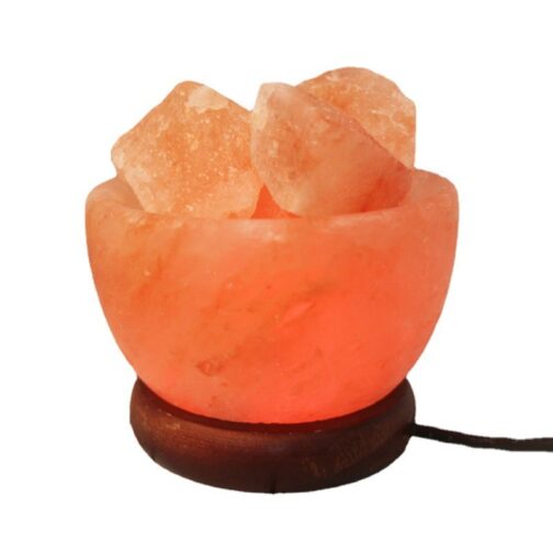 LED Colorful Color Changing Crystal Salt Stone Lamp - Image 2