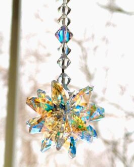 Crystal Snow Hanging Ornament Magic Color Crystal Decoration