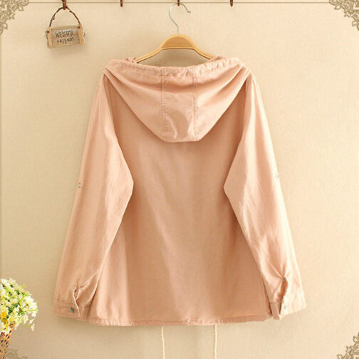 Long Sleeve Hooded Jacket - Image 3