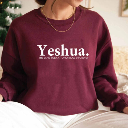 Vintage Yeshua Christian Sweatshirt Christian Apparel Faith - Image 7