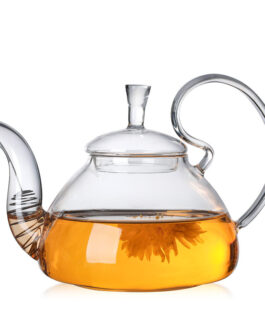 Glass Tea Set Suit With Tea Tray Kung Fu Tea Set