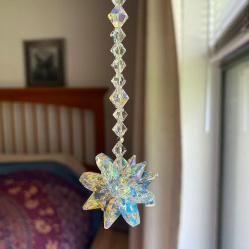 Crystal Snow Hanging Ornament Magic Color Crystal Decoration - Image 7