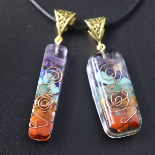 Retro Reiki Healing Energy Crystal Pendant - Image 10