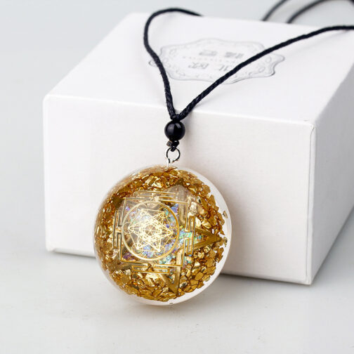 Orgone Energy Pendant Gemstone Yoga Pendant - Image 5