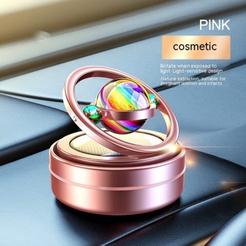 Solar Energy Car Mounted Perfume Auto Rotating Pendulum - Image 9