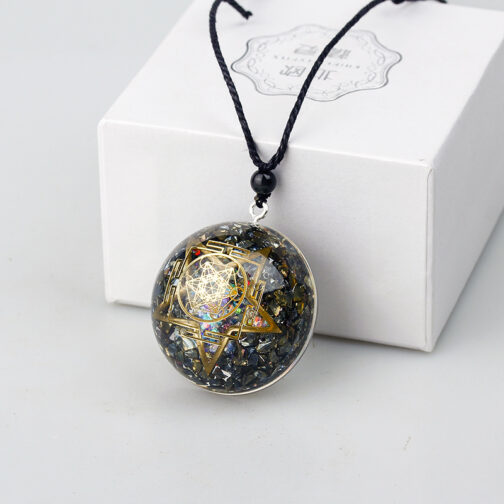 Orgone Energy Pendant Gemstone Yoga Pendant - Image 6