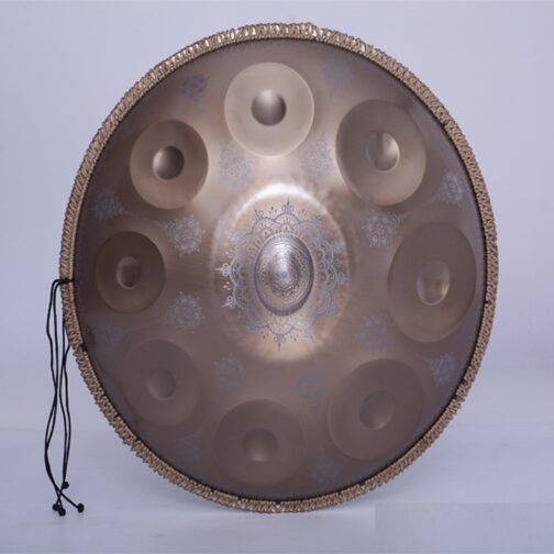 Mandala Engraved Version Hand Disc Drum Music Instrument - Image 3