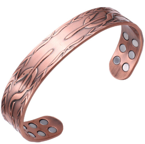 Retro Lucky Tree Energy Pure Copper Magnet Bracelet - Image 8