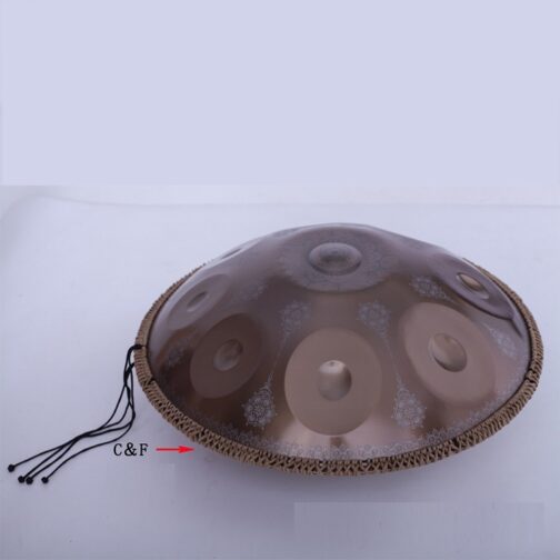 Mandala Engraved Version Hand Disc Drum Music Instrument - Image 2