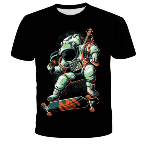 Digital Print Astronaut T-Shirt - Image 8