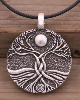 Ancient Moon World Tree Pendant Fashion Jewelry