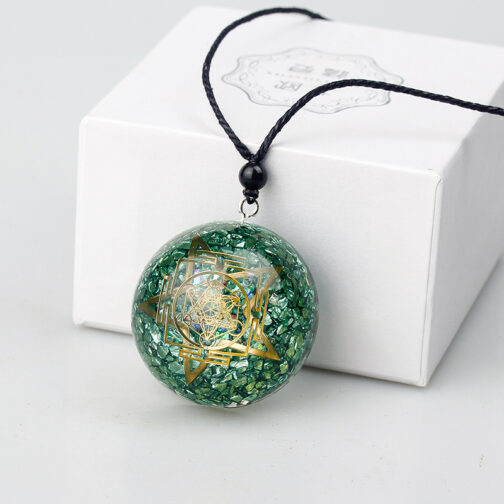 Orgone Energy Pendant Gemstone Yoga Pendant - Image 7