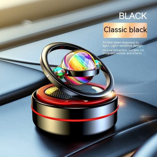 Solar Energy Car Mounted Perfume Auto Rotating Pendulum - Image 10