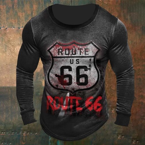 Men's Trendy Long Sleeve T-shirts - Image 2