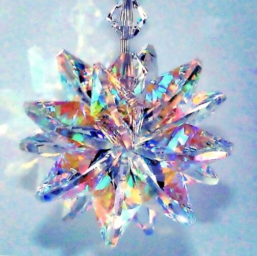 Crystal Snow Hanging Ornament Magic Color Crystal Decoration - Image 2