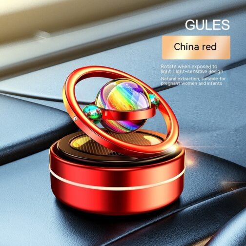 Solar Energy Car Mounted Perfume Auto Rotating Pendulum - Image 7