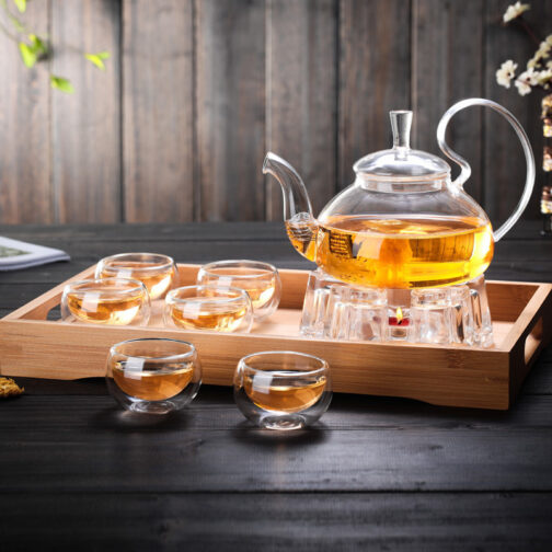 Glass Tea Set Suit With Tea Tray Kung Fu Tea Set - Image 7